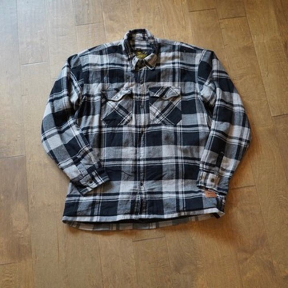Cortech Bender Flannel Motorcycle Ridding Shirt Jacket Plaid 2XL